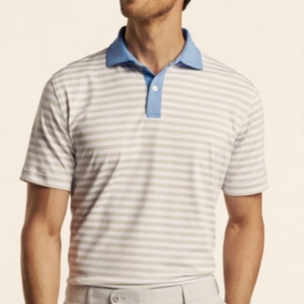 Peter Millar Crown Crafted Men's Bass Performance Jersey PoloSize. XL